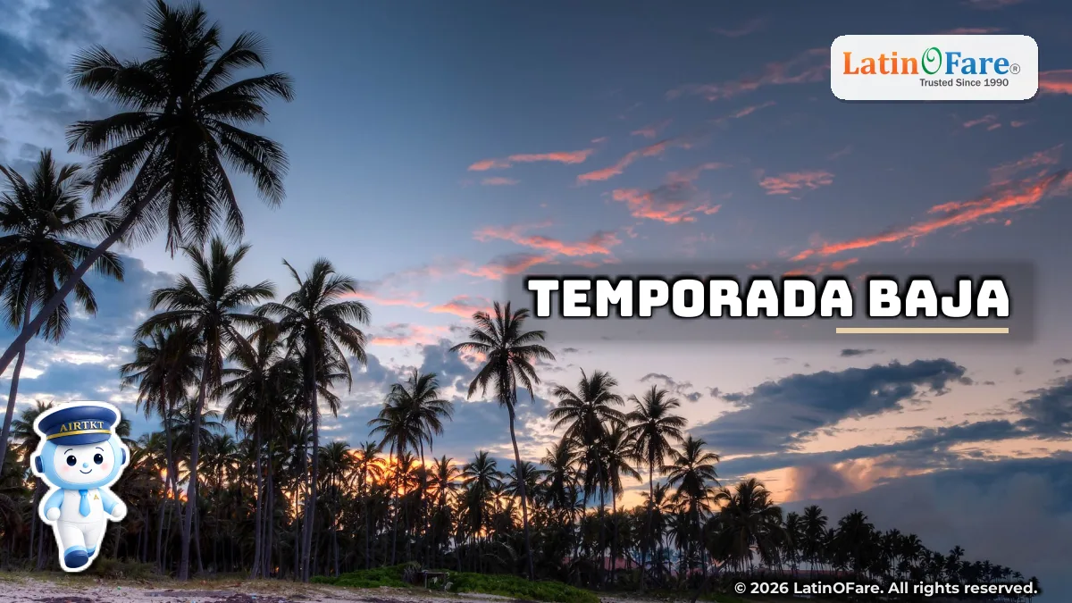 Temporada baja en Cancún y ventajas — texto en la imagen: "Temporada baja"