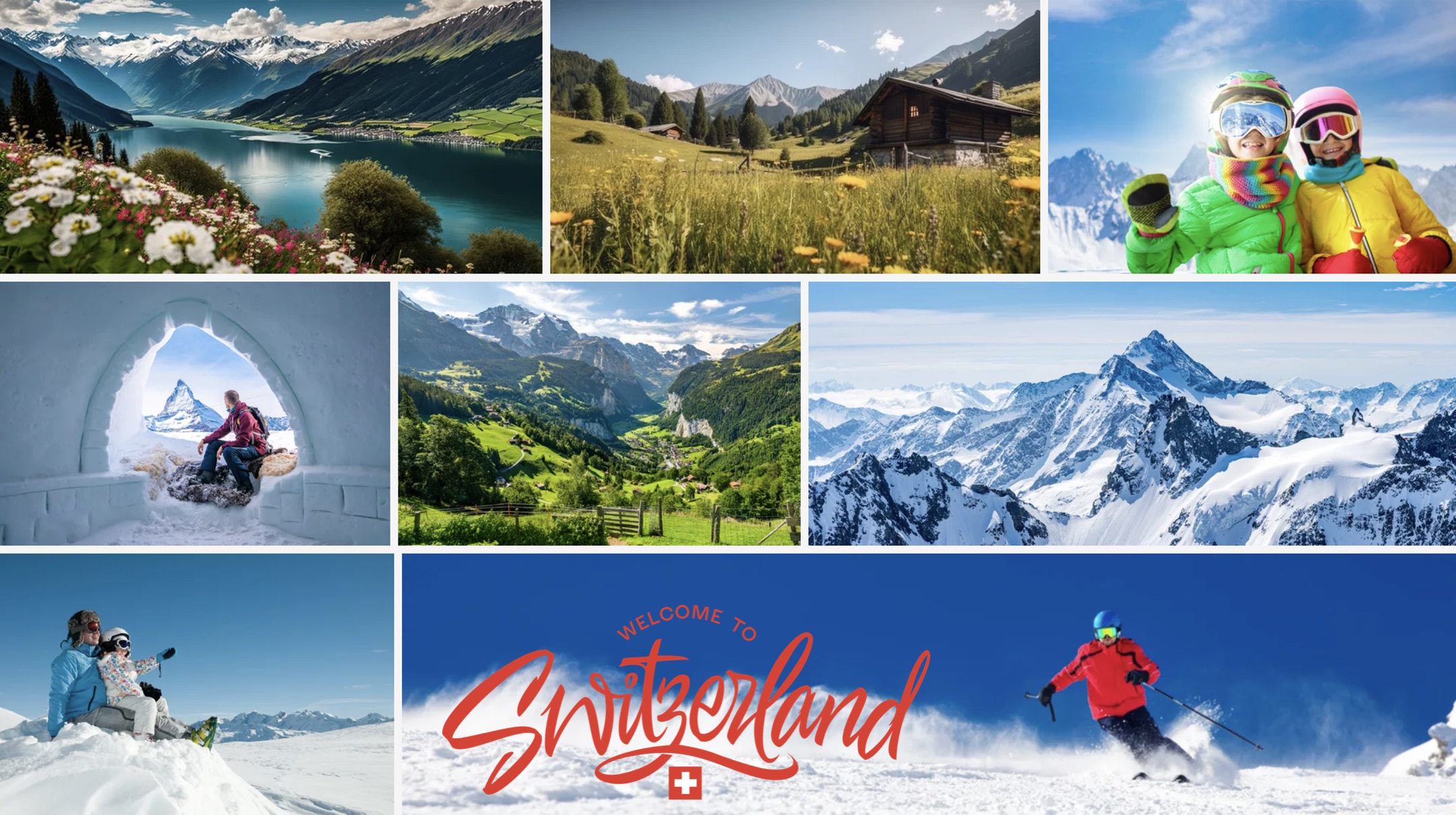 Switzerland is a popular destination for winter tourism